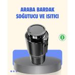 Meks Araç Içi Akıllı Bardaklık Isıtıcı Soğutucu Dijital Ekranlı - HEP-3024-3510 - Çok Renkli