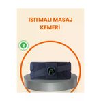 Meks Bel Boyun Karın Masajı Için Çok Amaçlı Masaj Kemeri - HEP-9331-7212