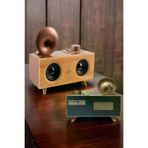 MEKs Bluetooth Hoparlör Ahşap Klasik Retro Gramofon Bluetooth Müzik Kutusu - Hep-8362-9261