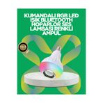 MEKs Bluetooth Hoparlörlü Led Ampul – 12W Enerji Tasarruflu - Hep-2324-9891