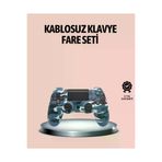 Meks Bluetooth Kablosuz Ps4 Gamepad Çift Motorlu Siyah Controller - HEP-1392-1054