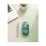 MEKs Bluetooth Ve 2.4G Usb Destekli Pilli Kablosuz Şeffaf Mouse - Hep-7538-8546