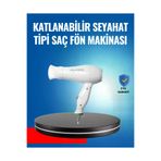 MEKs Çift Isı Ve Hız Ayarlı Katlanabilir Saç Kurutma Makinesi - Hep-9262-3778