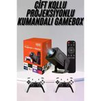 MEKs Çift Kollu Game Box Projeksiyon Cihazı Kumandalı Android Tv Dahili Hoparlör - Hep-6502-5264