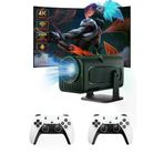 MEKs Çift Kollu Game Box Projeksiyon Cihazı Kumandalı Android Tv Dahili Hoparlör - Hep-8397-4982