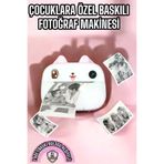 MEKs Çocuk Fotoğraf Makinesi Dijital Hd Video Rulo Kağıt Baskılı Yazıcı - Hep-8243-2310