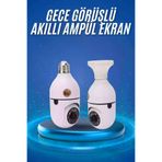 Meks Gece Görüşlü Akıllı Dönebilen Ev Kamerası Ampül Kamera - HEP-1967-5786