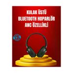 MEKs Geniş Frekans Aralıklı Bluetooth Kulak Üstü Kulaklık - Hep-6470-8481
