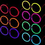 Meks Glow Stick Yuvarlak Parti Gözlüğü 6 Adet