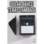 MEKs Güneş Enerjili Bahçe Lambası Solar Gece Aydınlatma Sensörlü Lamba - Hep-2554-8018