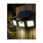MEKs Hareket Sensörlü Solar Bahçe Lambası Güçlü Led Duvar Projektörü - Hep-2962-7842