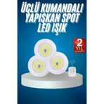 MEKs HEP-3022-4457 Kablosuz Pilli Işıldak Masa Lambası Mutfak Tezgah Altı Banyo Dolabı Dolap İçi - Hep-3022-445