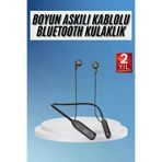 MEKs HEP-3711-1845 Boyun Bantlı Kablolu Yüksek Ses Kaliteli Bluetooth Kulaklık Uzun Pil Ömrü 100 S - Hep-3711-184