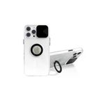 MEKs HEP-5854-4936 Ally Iphone 12 Pro Max Kılıf Sürgülü Kamera Lens Korumalı Yüzük Standlı Sil - Hep-5854-493