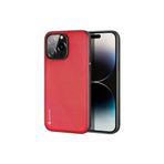 MEKs HEP-5875-8818 Dux Ducis Fino Serisi Iphone 14 Pro 6.1 Inç Kılıf Premium Dokuma Silikon Kılıf- - Hep-5875-881