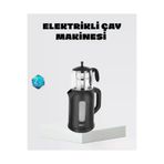 MEKs HEP-6363-5006 Sinbo Elektrikli Çay Makinesi 1.7 L Su Isıtıcı Ve Cam Demlikli Güvenli Kullanı - Hep-6363-500