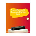 MEKs HEP-7196-1849 Şık Ve İşlevsel Fosforlu Araç Numaratörü – Kolay Kullanım Yüksek Görün? - Hep-7196-184