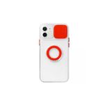 MEKs HEP-7268-6433 Ally Iphone 12 Mini 5.4Inç Kılıf Sürgülü Kamera Lens Korumalı Yüzük Standl? - Hep-7268-643