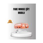 MEKs HEP-8046-6005 Çift Modlu Kablosuz Bluetooth 5.0 + 2.4Ghz Mouse – 3 Cihaz Bağlantılı Hızlı - Hep-8046-600