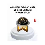 MEKs HEP-8548-8485 Usb Mini Hava Nemlendirici Ve Projeksiyon Lamba – Taşınabilir Sessiz Dekoratif A - Hep-8548-848