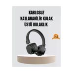MEKs HEP-9229-2634 Bluetooth Kablosuz Kulak Üstü Kulaklık Katlanabilir Konforlu Ve Şık Tasarımlı - Hep-9229-263