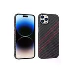 MEKs Hoco Iphone 14 Pro 6.1 Kılıf Kevlar Texture Darbe Emici Telefon Kılıfı-(5775) - Hep-9194-2216