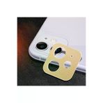 MEKs Iphone 11 6.1 3D Metal Kamera Koruyucu Metal Lens-(5775) - Hep-9438-4543