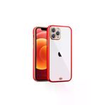 MEKs Iphone 11 Pro 5.8Inç Gold Çerçeve Kamera Korumalı Silikon Bumper Kılıf-(5775) - Hep-7033-1492
