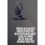 MEKs Kablosuz Bluetooth Kulaklık Kulak Üstü Ayarlanabilir Uzun Ömürlü - Hep-8091-1414