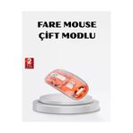 MEKs Kablosuz Çift Modlu Mouse – Bluetooth 5.0 + 2.4Ghz - Hep-5370-1850