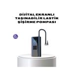 MEKs Kablosuz Dijital Lastik Şişirme Pompası Led Işıklı 80W - Hep-8316-1109