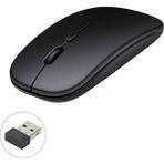 Meks Kablosuz Mouse Fare Şarjlı Bluetooth Wireless Çift Modlu Sessiz - HEP-3972-5787 - Çok Renkli