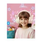 MEKs Kablosuz Peluş Bluetooth Kulaklık Mikrofonlu Şarjlı Müzik Çalar - Hep-6376-4739