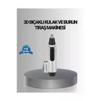 MEKs Kişisel Burun Ve Kulak Tıraş Makinesi 3D Kavisli Ve Kompakt Tasarım - Hep-4679-4450