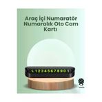 MEKs Kompakt Fosforlu Park Numaratörü – Gündüz Şıklığı Gece Görünürlüğü - Hep-9987-2930