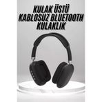 MEKs Kulak Üstü Kablosuz Bluetooth Kulaklık Yumuşak Süngerli Sd Kart Girişli - Hep-8794-7587