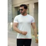 MEKs MEKs-6849e38d431f4 Erkek Bisiklet Yaka Kısa Kollu Tişört