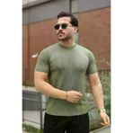 MEKs MEKs-69b3172164a22 Erkek Fitilli Bisiklet Yaka Triko Tişört