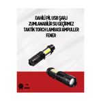 MEKs Mini Boy Led El Feneri - 2000 Lümen Su Geçirmez Tasarım - Hep-3866-5905