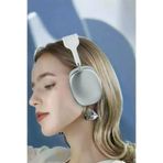 MEKs P9 Plus Kablosuz Kulak Üstü Bluetooth Kulaklık Beyaz Yüksek Ses Kaliteli - Hep-5163-2411