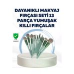 MEKs Profesyonel Kullanıma Uygun 13 Parça Makyaj Fırçası Takımı Fiber Kıllı - Hep-1743-1658