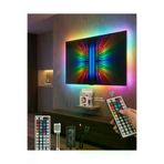 MEKs Rgb Led Strip 5 Metre Kumandalı 5050 Şerit Led Dekorasyon Işığı - Hep-4525-3624