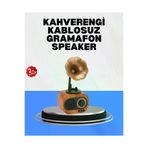 MEKs Şarjlı Mini Retro Radyo Bluetooth Hoparlör Çoklu Bağlantı Seçenekli - Hep-2769-6689
