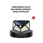 MEKs Solar Bahçe Lambası 100 Led Hareket Sensörlü Güneş Enerjili Aydınlatma - Hep-5836-8961