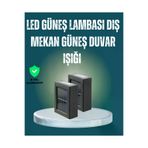 MEKs Suya Dayanıklı Güneş Enerjili Bahçe Lambası - Hep-3406-1207