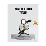 MEKs Telefon Video Çekim Kiti Led Aydınlatma Mikrofon Tripodlu Tam Set - Hep-7269-3931