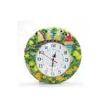 MEKs TTT-24242433244 Papağanlı Polyester Duvar Saati