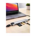 MEKs Type C Hub Çoklayıcı 8 Port Usb Hdmi Rj45 Kart Okuyucu - Hep-6298-7672