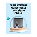 MEKs Type-C Şarj Girişli Taşınabilir Elektrikli Hava Pompası - Hep-7093-3586