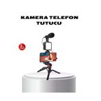MEKs Video Çekim Kiti Tripod Led Işık Harici Mikrofon Ve Bluetooth Kumanda Seti - Hep-3989-5725